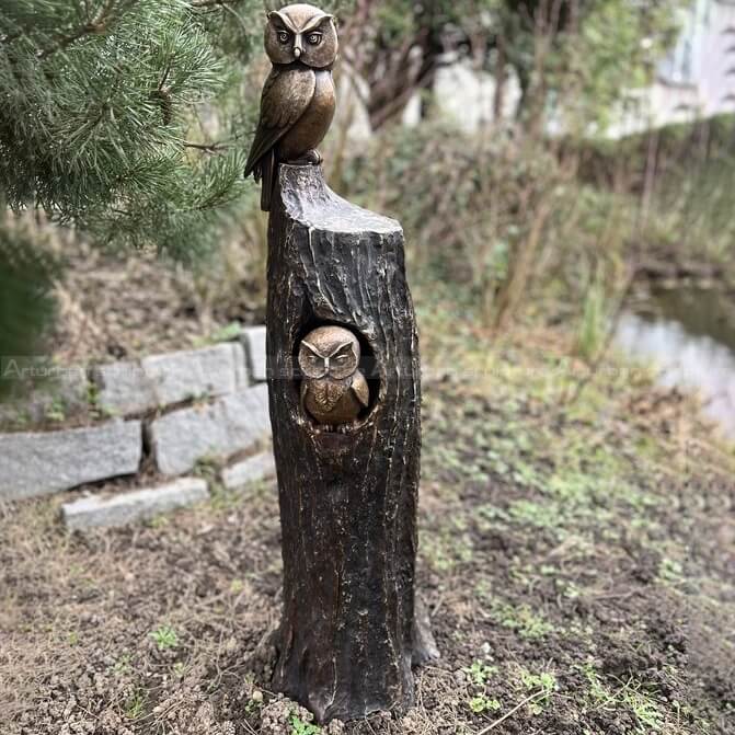outdoor garden owl statues