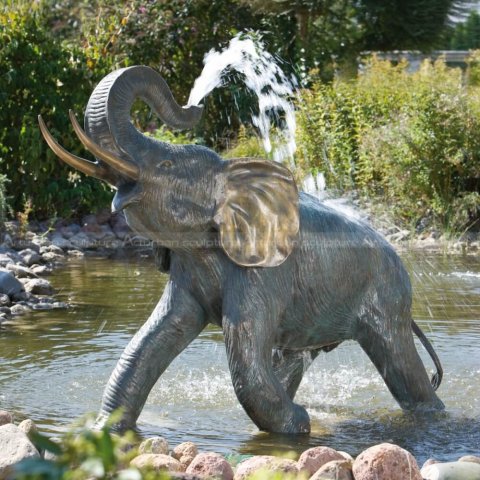 elephant garden water fountain