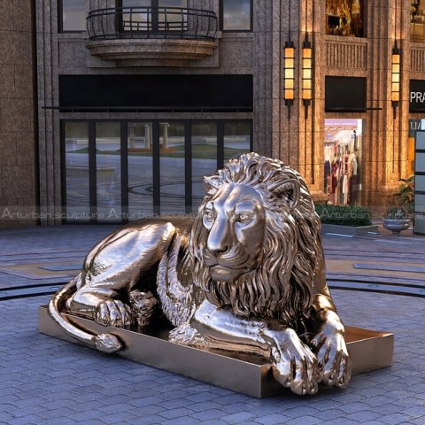 large outdoor lion statue for sale