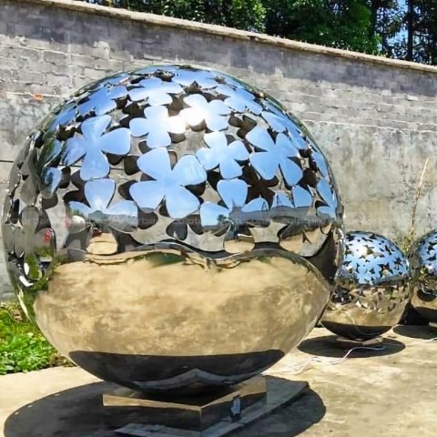 large stainless steel ball