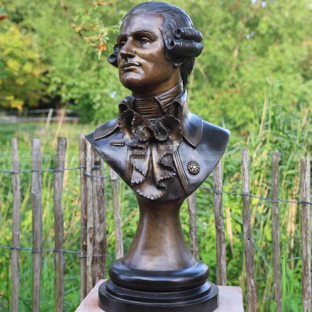 Buste Statue Ancien De Mozart En Plâtre - Décoration Vintage - Occasion