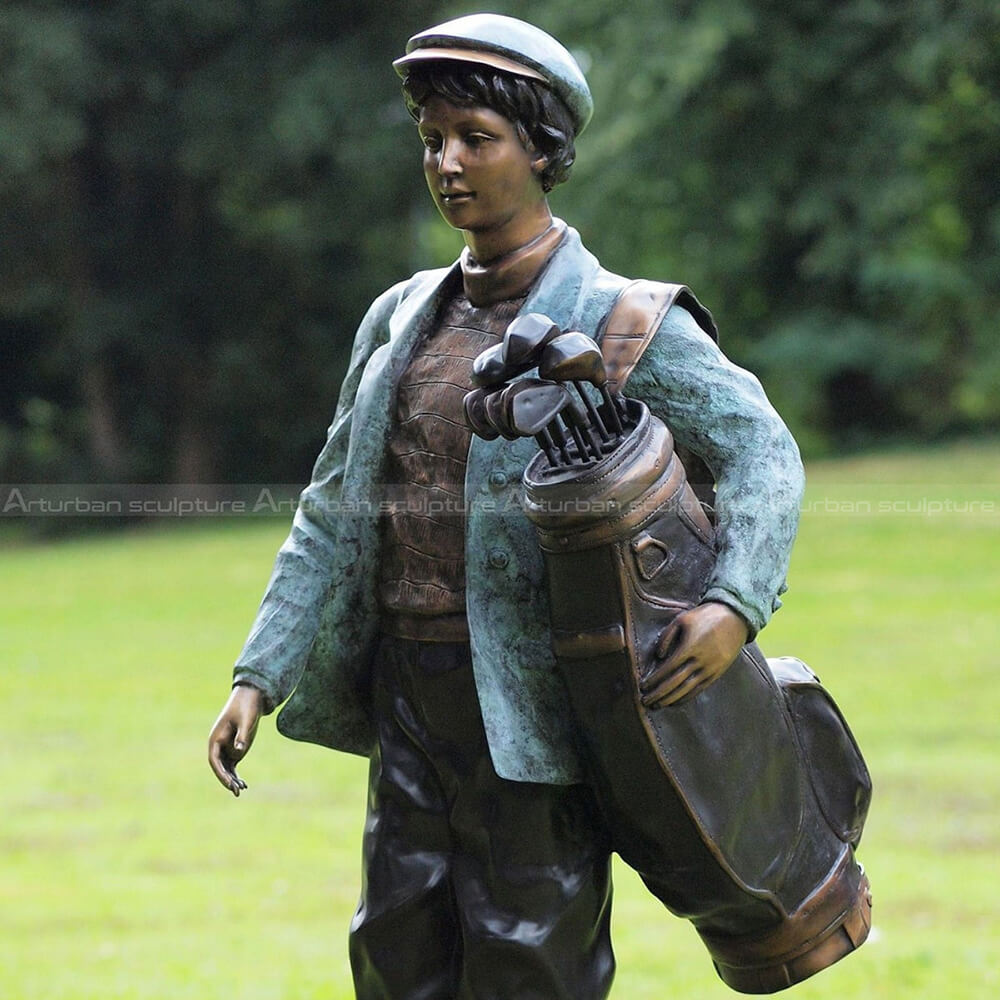 golf sculpture figurine