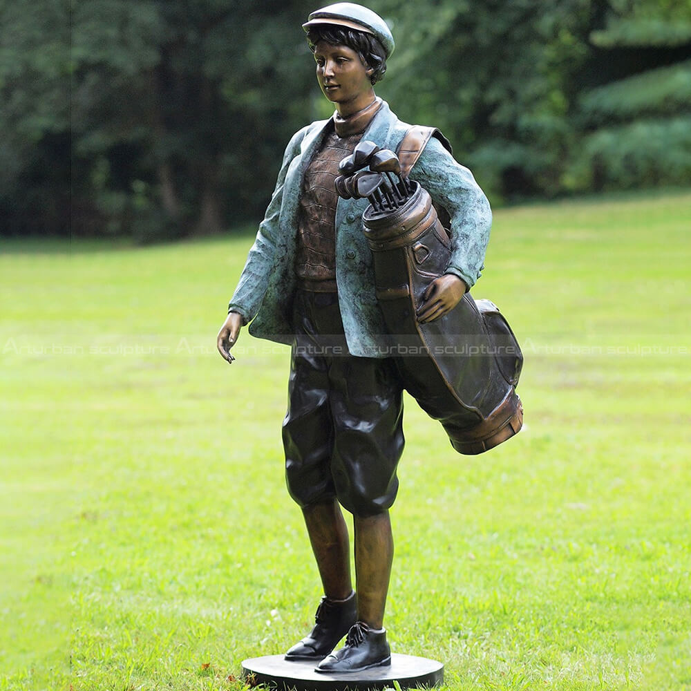 golf sculpture figurine