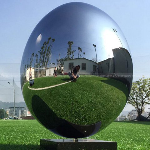 giant egg sculpture