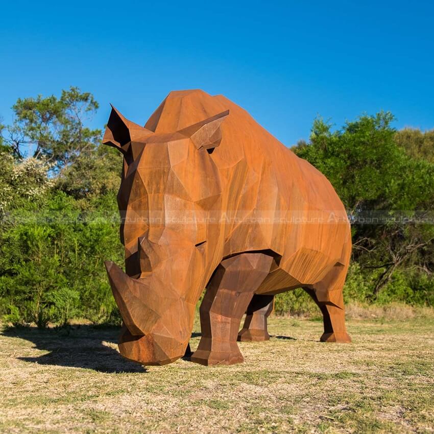 Rhino Garden Ornament