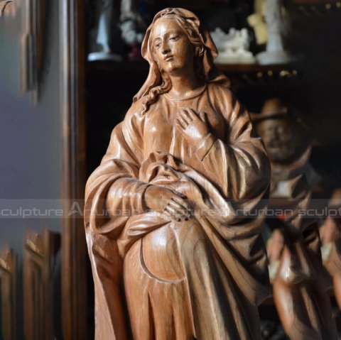 pregnant mary statue