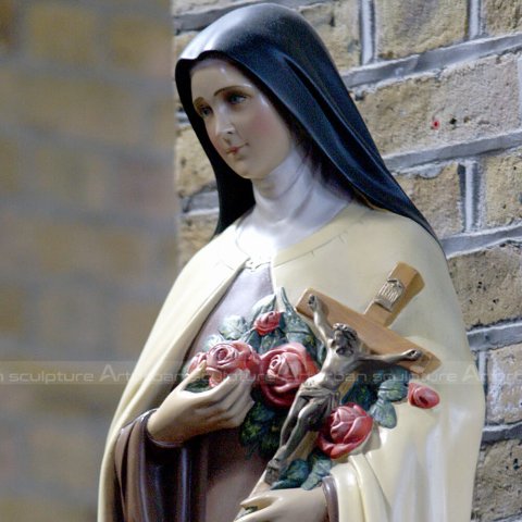 st therese little flower statue