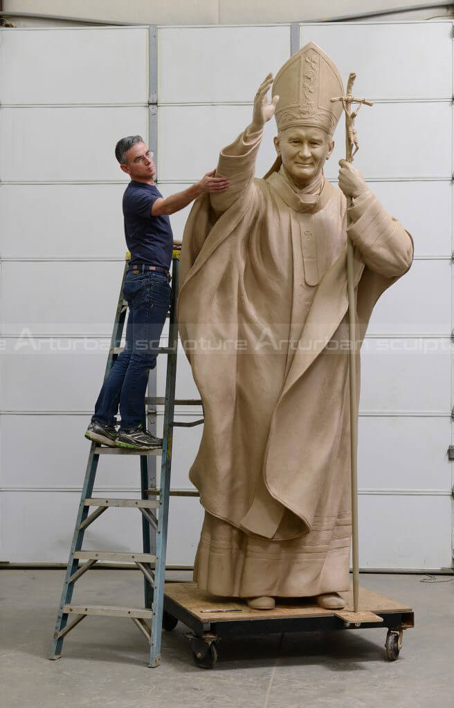 pope john paul ii sculpture