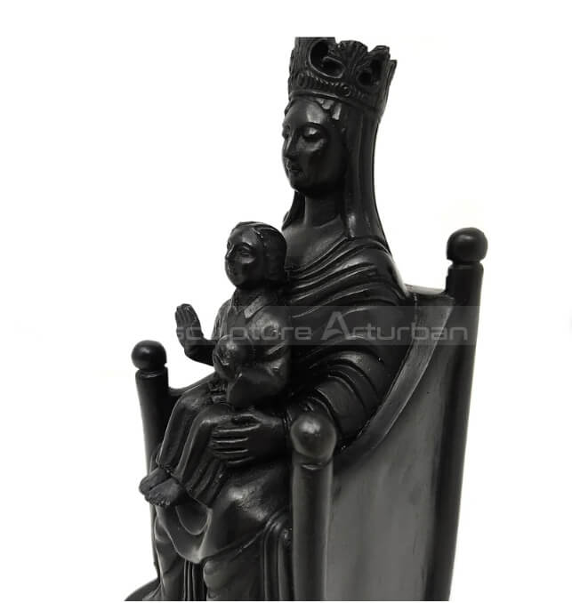 black madonna figurine