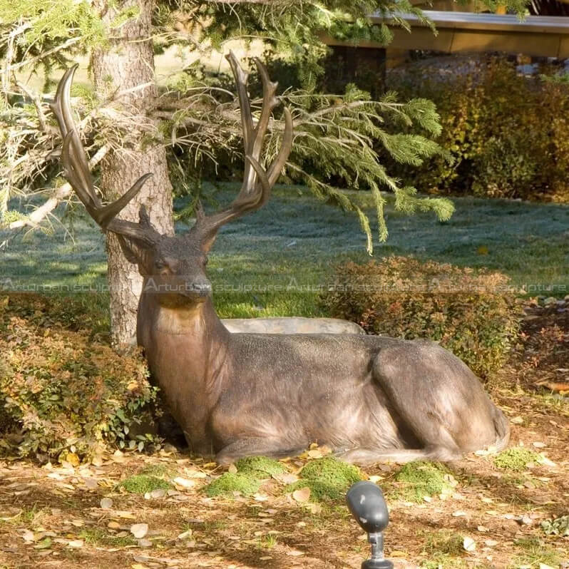 lawn deer statues