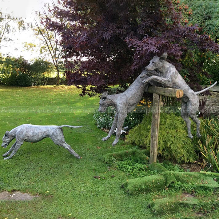 dog garden sculptures for sale