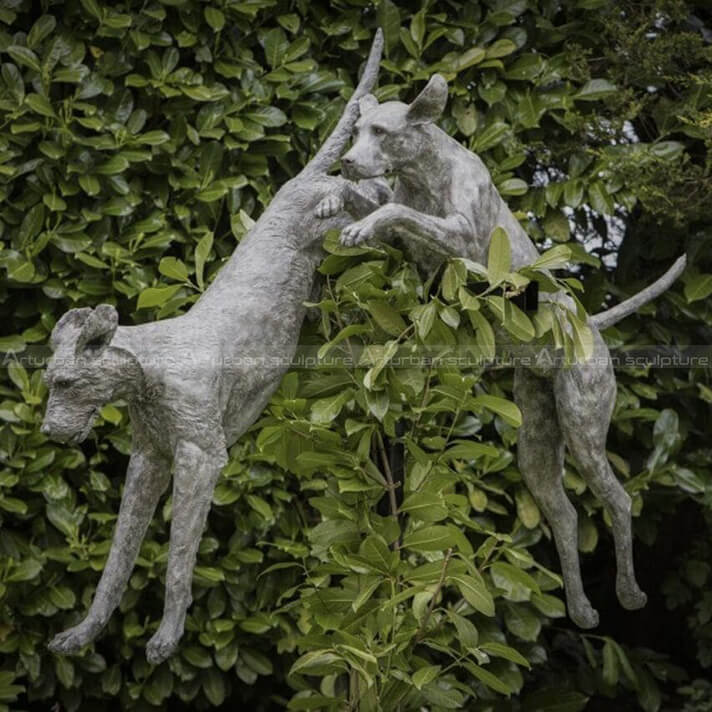 Dog Garden Sculptures for Sale
