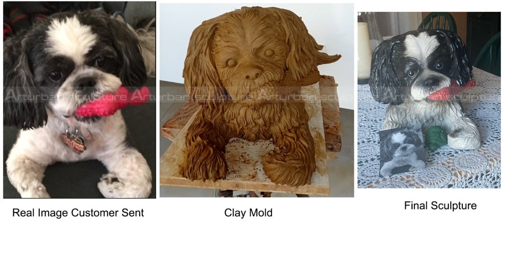 custom dog statue