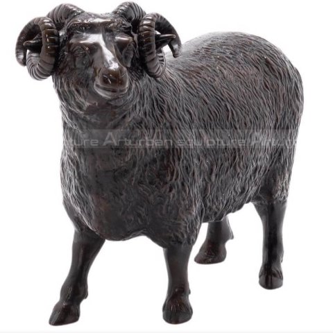 black sheep statue