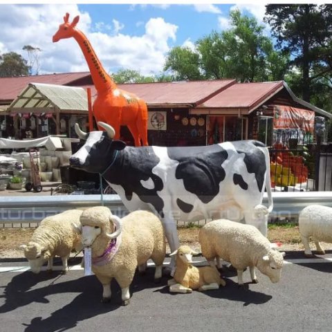 life size farm animal statues