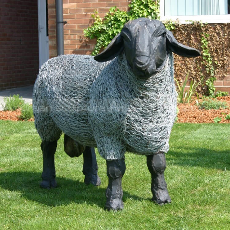 sheep statues