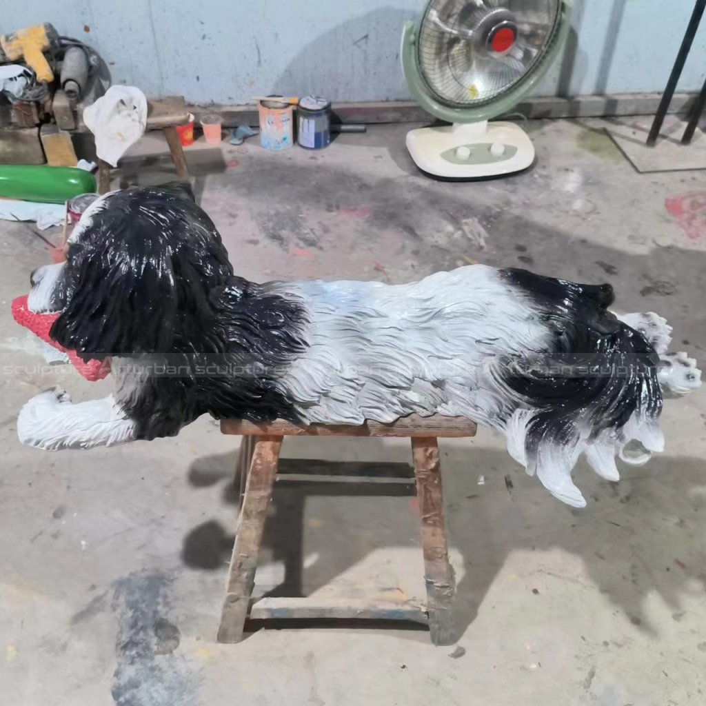 custom memorial dog sculpture