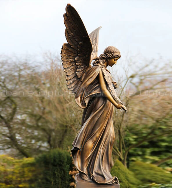 large angel garden statues