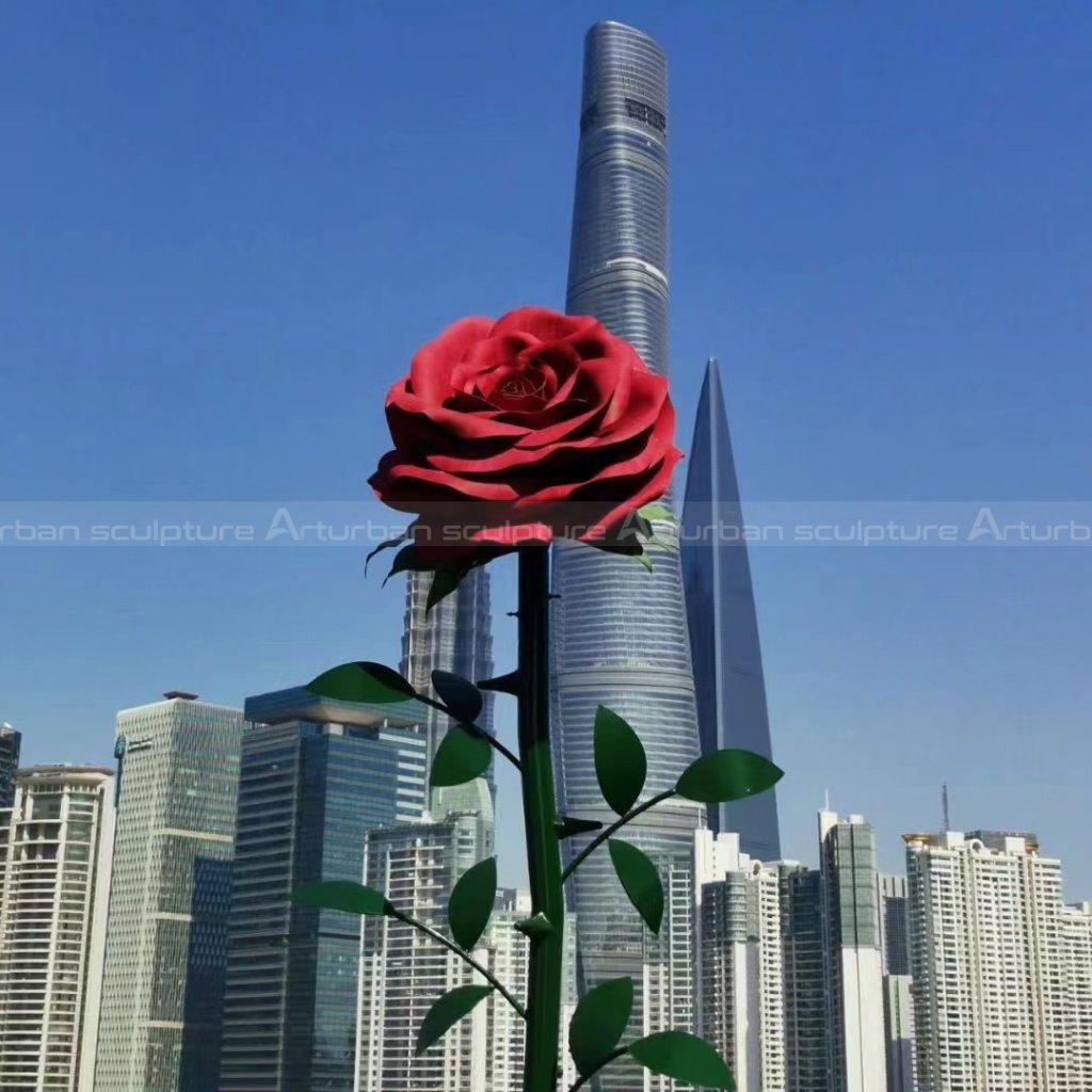 stainless steel rose