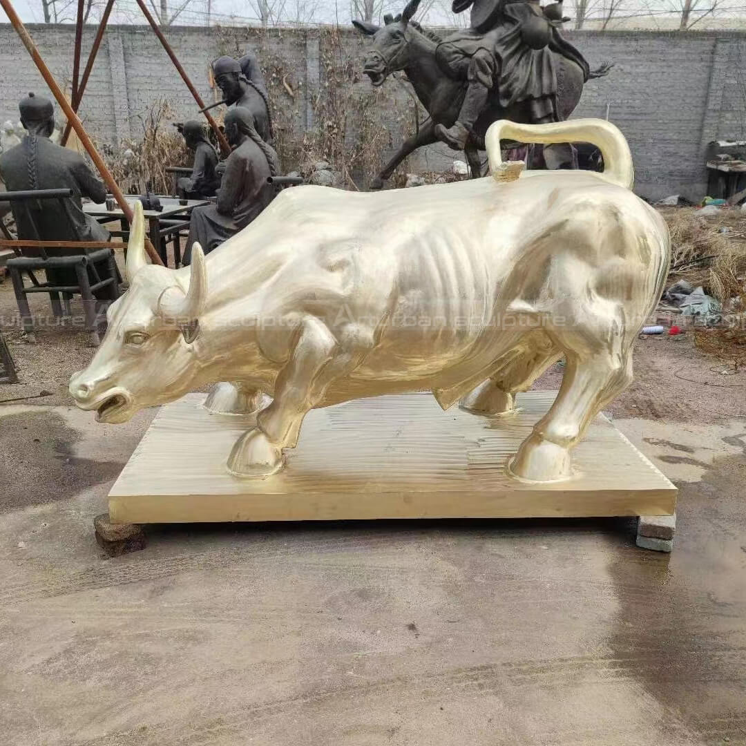 brass Bull statue
