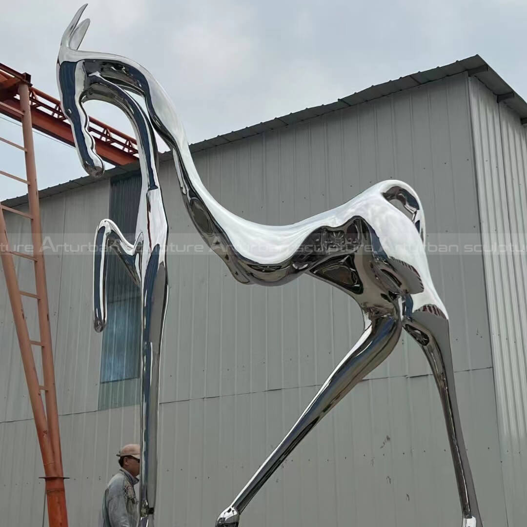 abstract horse statue