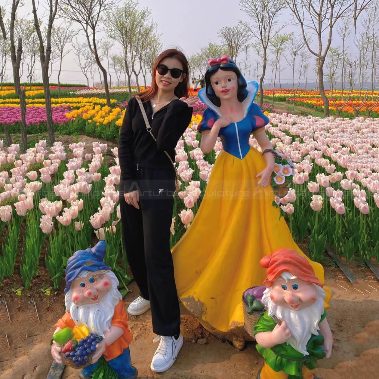 disney snow white garden statue Arturban Statue