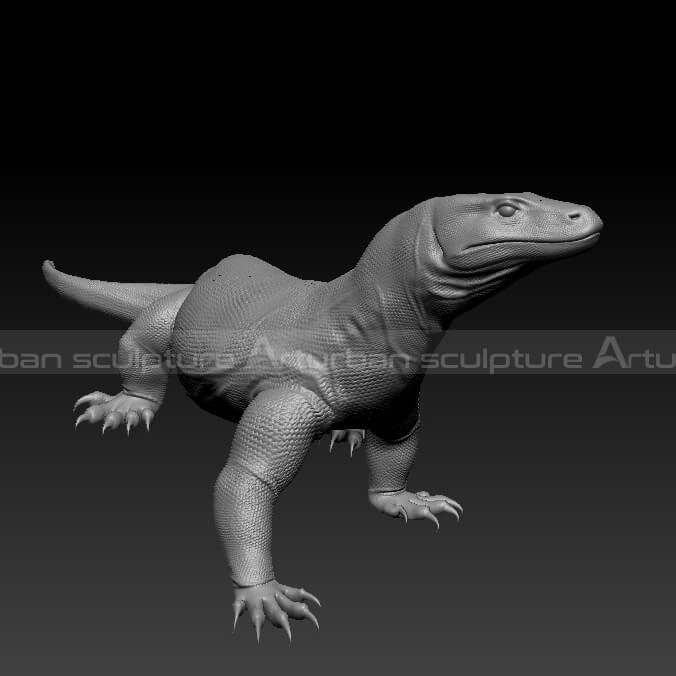 Komodo Dragon Ornament Arturban Statue