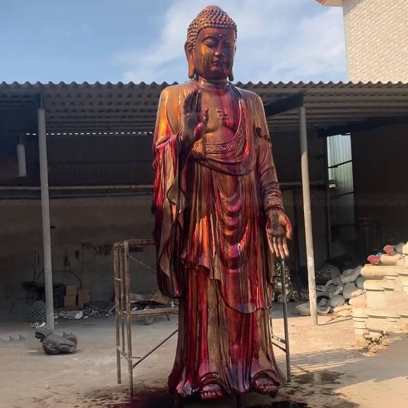 standing buddha garden statue - Arturban Statue